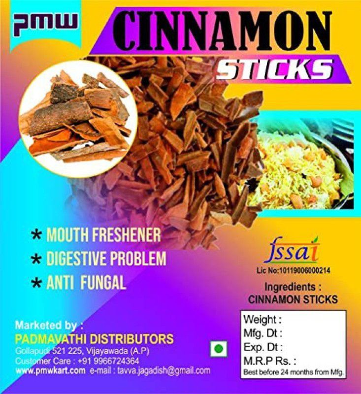 PMW Grade A Quality - Cinnamon Sticks - Dalchini Spice - 500 Grams  (500 g)