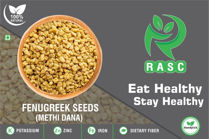 RASC Fenugreek Seeds I Methi Dana I Pack of 1Kg  (1 kg)