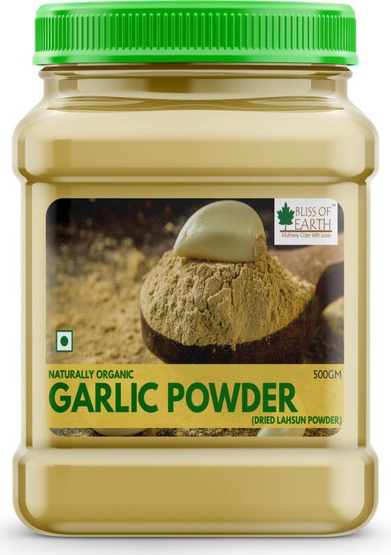 Bliss of Earth 500GM Naturally Organic Garlic Powder Dried for Cooking  (500 g)