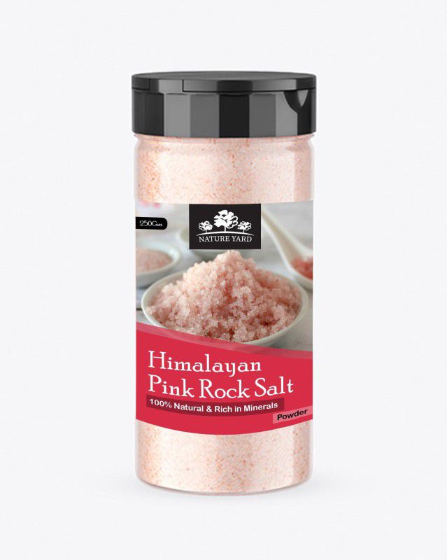 NATURE YARD Himalayan Pink Salt Powder for weight loss - 250gm - Lab Tested Salt Natural and Antioxidant with 84 Essential Minerals Himalayan Pink Salt  (250 g)