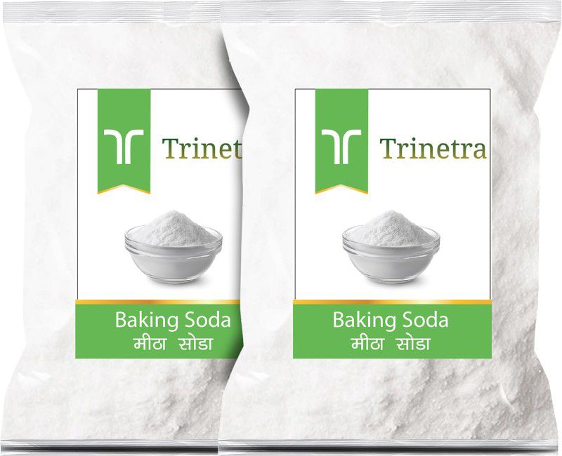 Trinetra Premium Quality Baking Soda 750Gm Each (Pack Of 2) Meetha Soda (1500 g) Baking Soda Powder  (2 x 750 g)