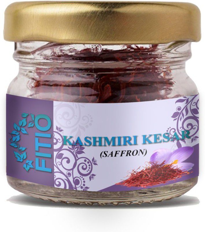 FITIO Nutrition Natural, Pure and Organic Finest, Grade Kashmiri Kesar / Saffron 4g Advanced  (4 g)