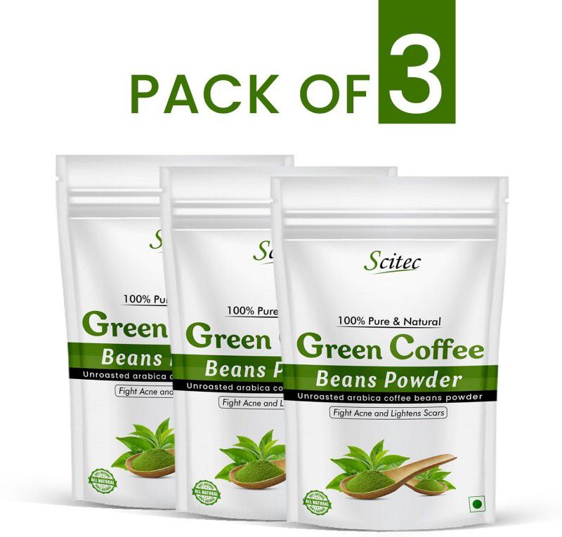 Scitec Best Quality Nutrition Green Coffee Beans Powder for Weight Management (250 gm) (Pack of 3) Instant Coffee  (3 x 250 g)