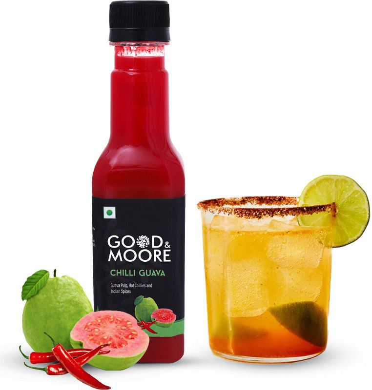 good+moore Cocktail, Mocktail, Sodas, Ice-teas and more Guava Syrup  (250 ml, Pack of 1)