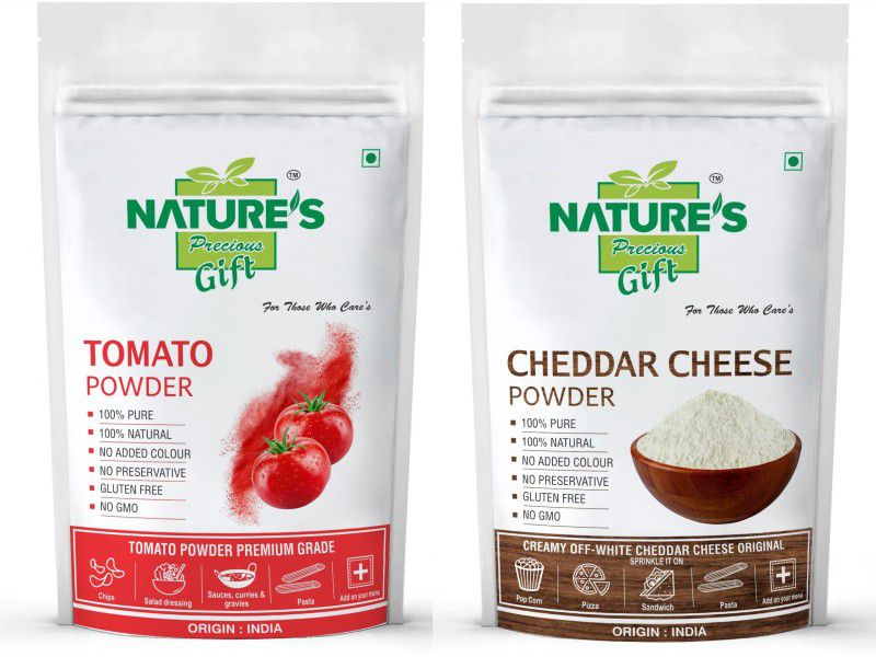 Nature's Precious Gift Tomato Powder & Cheddar Cheese Powder (White) - 1 KG  (2 x 1 kg)