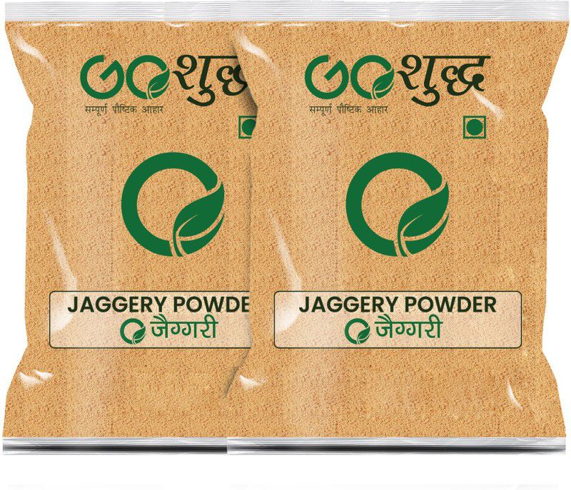 Goshudh Best Quality Jaggery Powder 400gm Each (Pack Of 2) Gudh Powder Jaggery  (800 g, Pack of 2)