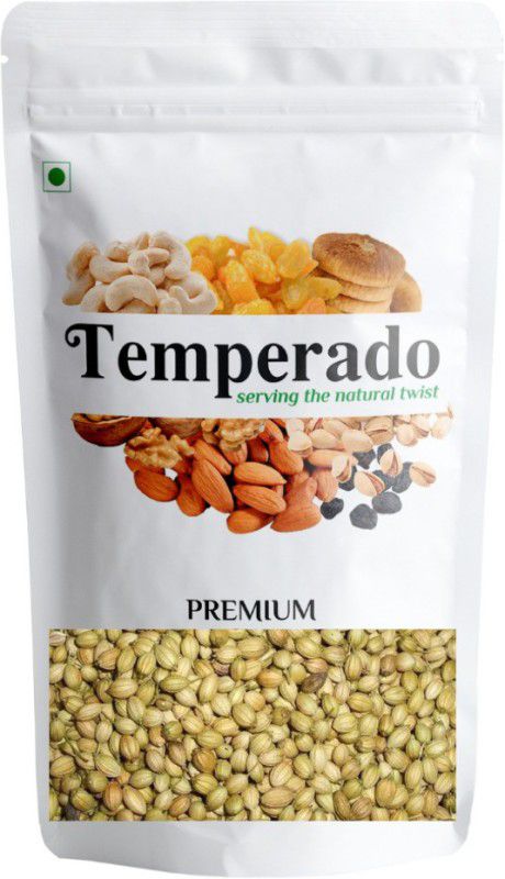 Temperado Whole Spices Organic Coriander Seeds | Whole Dhaniya Seeds | Sabut Dhania | Akha Dhana| Premium Quality |250 gm  (250 g)