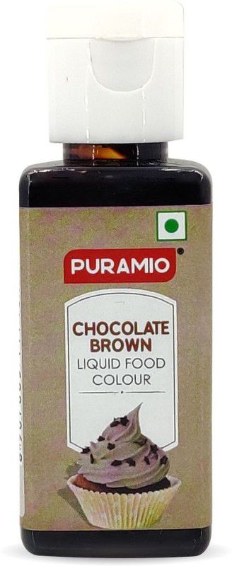 PURAMIO Liquid Food Colour - Chocolate Brown  (50 g)