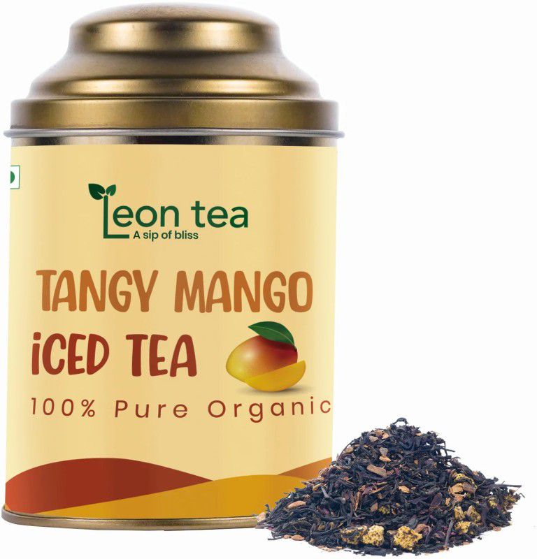 leon tea Tangy Mango Iced Tea Iced Tea Tin  (100 g)