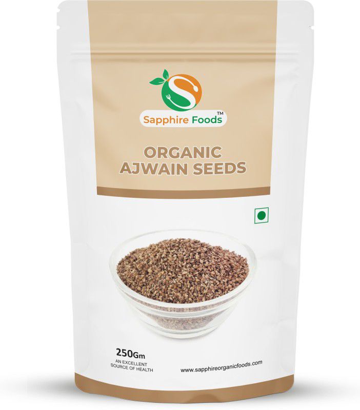 Sapphire Foods Organic Ajwain / Carrom Seeds  (250 g)