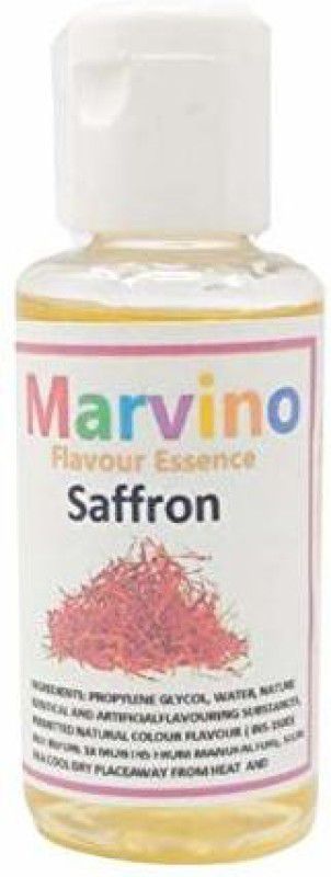Marvino Saffron Flavour Essence Extracts for Cakes Whip-Creams Sweets Chocloates and Ice-creams Saffron Liquid Food Essence  (20 ml)