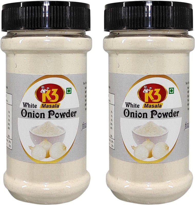 K3 Masala Premium Quality Onion Powder( 100gm)(Pack of 2)  (2 x 100)