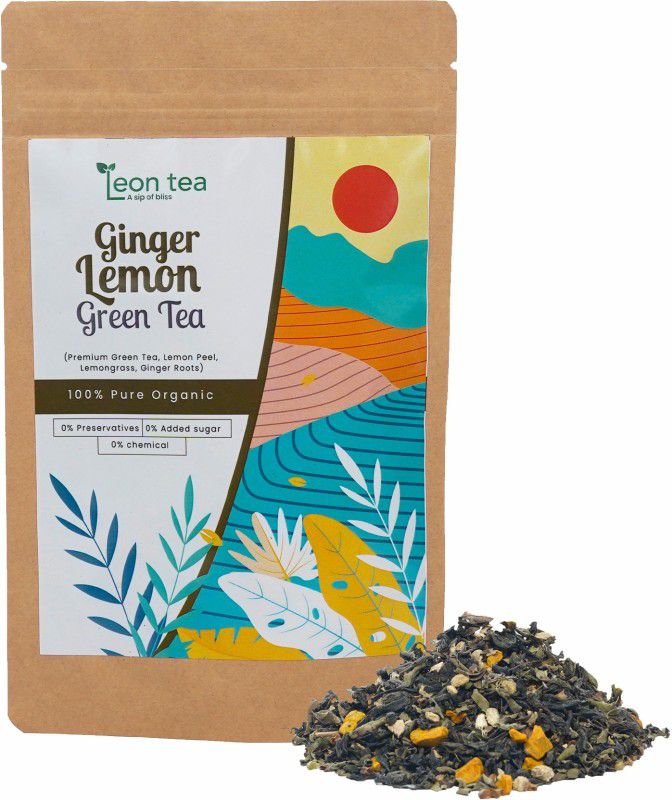 leon tea Ginger Lemon Green Tea Green Tea Pouch  (50 g)