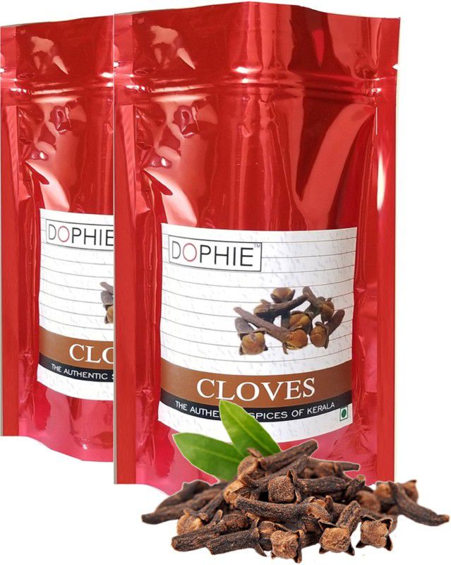 dophie Cloves, lavanga ,Ruang- Whole Export Quality sourced Direct from Kerala farmers 200gm [PACK OF 2]  (2 x 200)