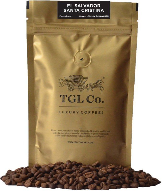 TGL Co. El Salvador Santa Cristina French Press Coarse Coffee Grind Roast & Ground Coffee  (100 g)