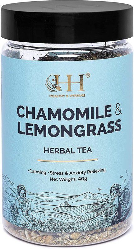 HEALTHY & HYGIENE Chamomile & Lemongrass, Organic Ayurvedic | Natural | Herbal Tea, 40 Gram Herbal Tea Plastic Bottle  (40 g)