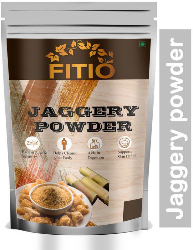 FITIO Nutrition Natural Jaggery Gur Powder , Premium quality Raw Sugarcane Powder Powder Jaggery (L89) Ultra Powder Jaggery  (1.2 kg)
