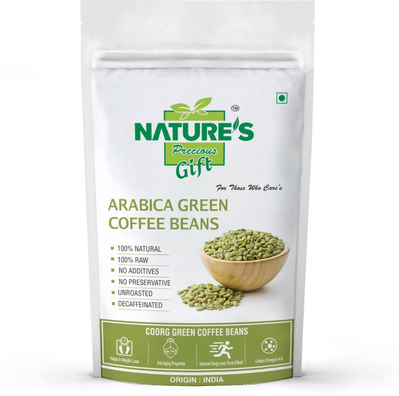 Nature's Precious Gift Green Coffee Beans for Weight Loss [Arabica - AAA Grade | De-caffeinated & Unroasted] - 750 GM Coffee Sprinkler  (750 g, Green Coffee Flavoured)