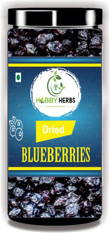 Hobby Herbs Blueberries | Dried Blue Berries 200g | Dried Fruits | Healthy Snack Blueberry  (200 g)