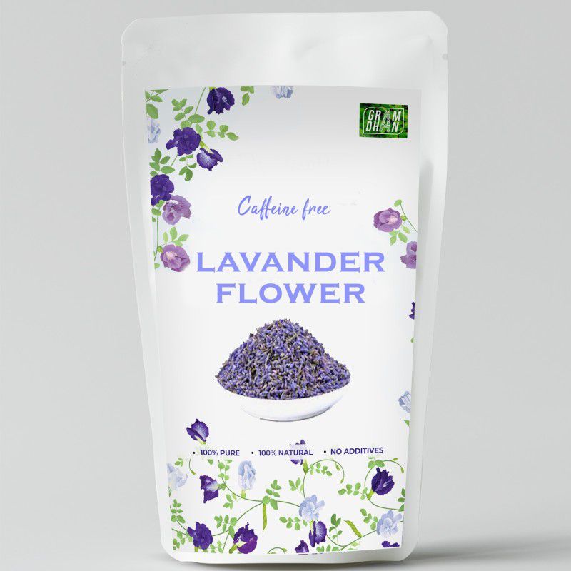 GRAMDHAN Lavender Flower Tea Herbal Tea Pouch  (25 g)