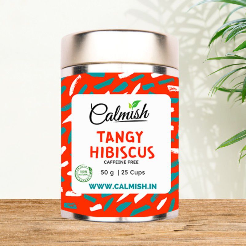 calmish Tangy Hibiscus Green Tea Tin  (50 g)