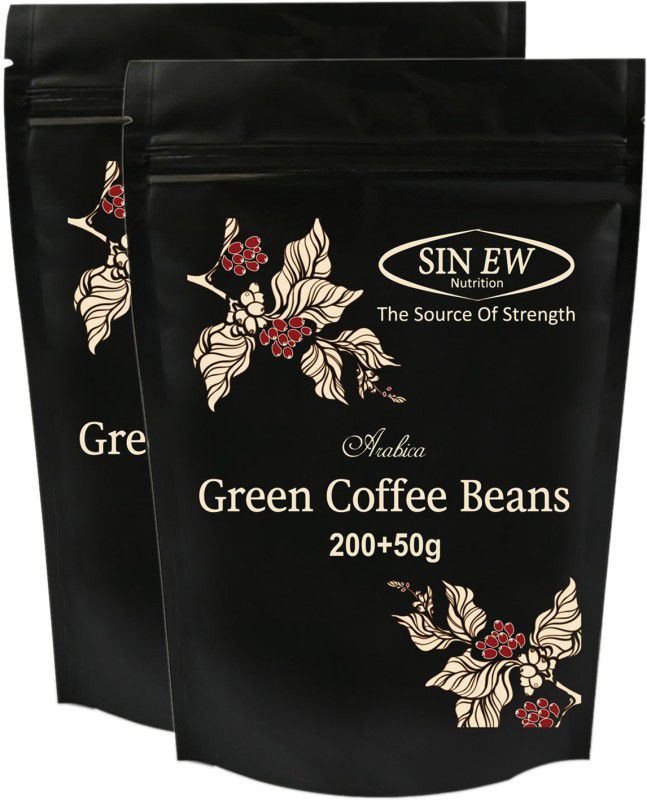 SINEW NUTRITION Organic Green Coffee Beans for Weight Management & Fat Loss - (250 g x 2) Instant Coffee  (2 x 250 g)
