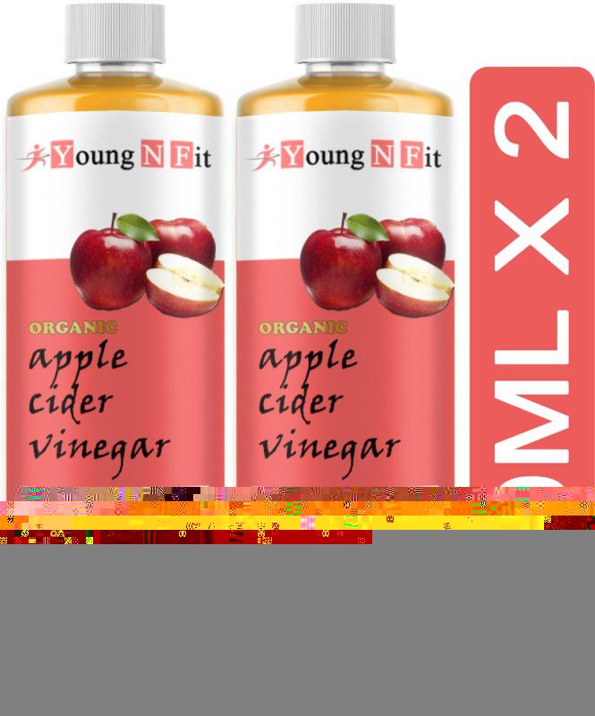 Young N Fit Apple Cider Vinegar for Weight Loss with Mother (S29) Advanced Vinegar  (2 x 500 ml)