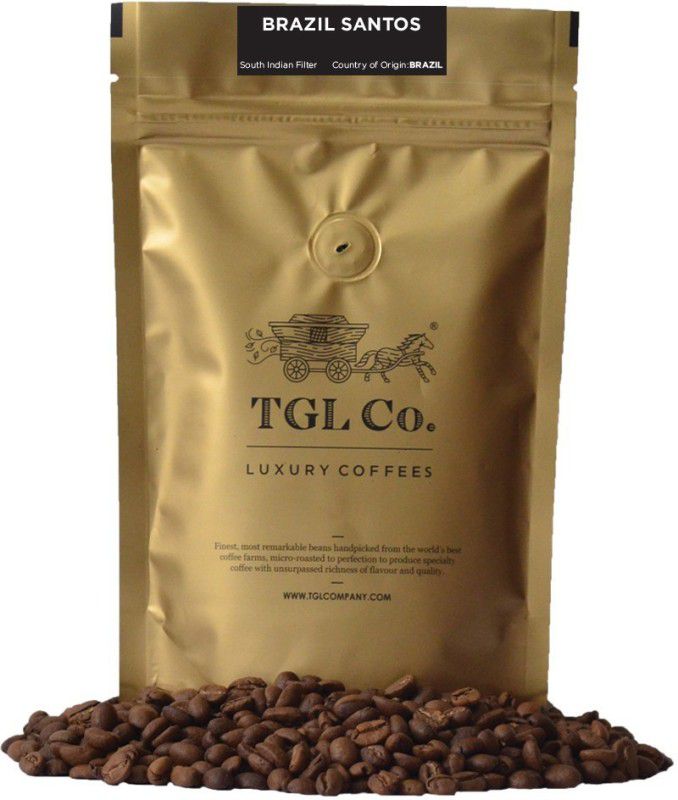 TGL Co. Brazil Santos Medium Coffee Grind Roast & Ground Coffee  (100 g)