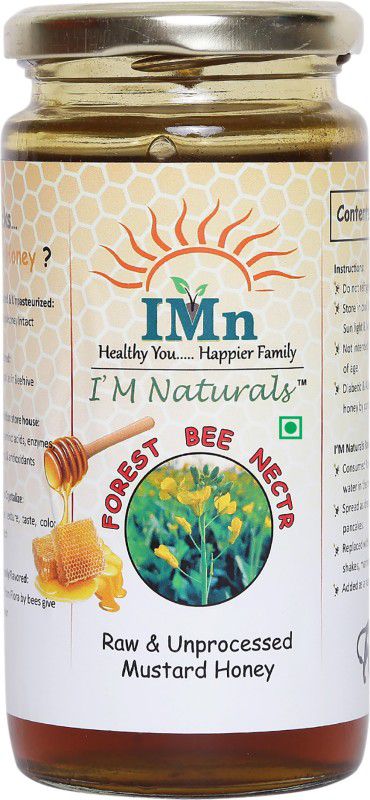 I'M NATURALS Raw & Unprocessed Mustard Honey (Pack of 1 500gm)  (500 g)
