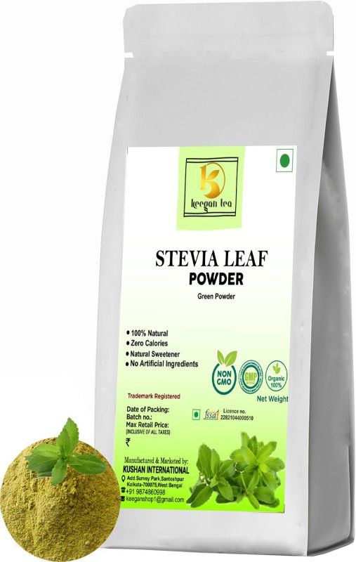 Keegan Tea Stevia Powder 500gm Pouch | Natural Sweetener | Zero Calorie Sweetener  (500 g)