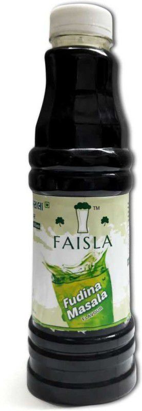 Faisla fudina masala Premium Refreshing fudina masala Flavoured Sherbet Syrup (pack of 1/700ml)  (700 ml, Pack of 1)