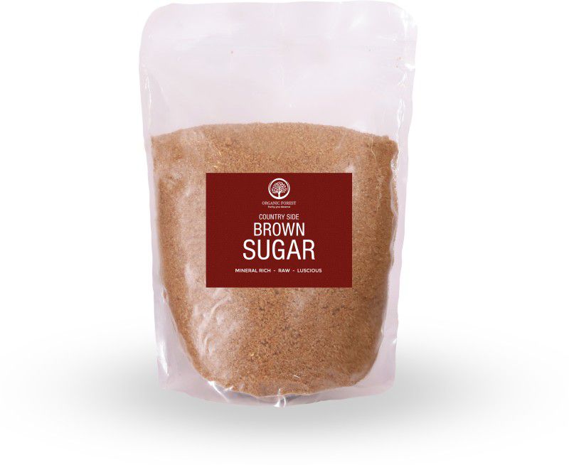 organic forest Country Side Brown Sugar 3Kgs , Mineral Rich , Raw , Luscious Sugar Sugar  (3 kg, Pack of 3)