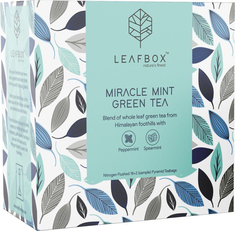 leafbox MIRACLE MINT GREN TEA Mint Green Tea Box  (20 x 2 g)