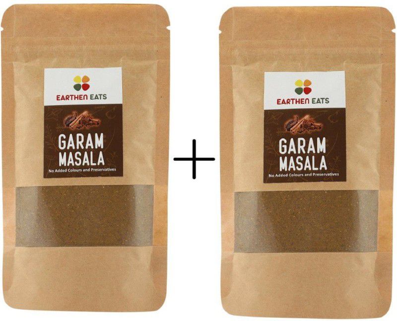 Earthen Eats Garam Masala Refill x 2 | 80 gms + 80 gms | Fresh & Pure  (2 x 80 g)