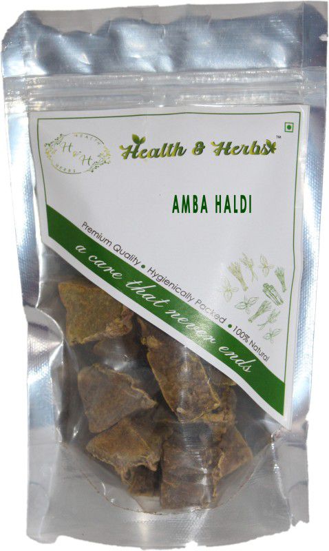 HEALTH & HERBS Amba Haldi -Wild Turmeric-Jangli Haldi-Curcuma Aromatica-Mango Ginger 400Gram  (400 g)