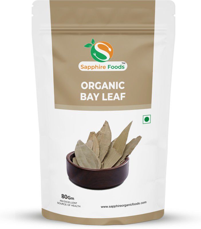 Sapphire Foods Organic Bay Leaf / Tej Patta  (80 g)