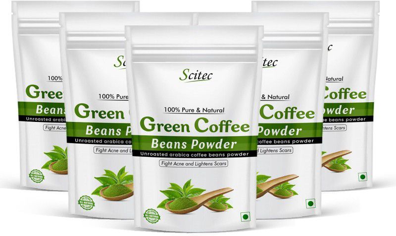 Scitec Best Quality Nutrition Green Coffee Beans Powder for Weight Management (250 gm) (Pack of 5) Instant Coffee  (5 x 250 g)