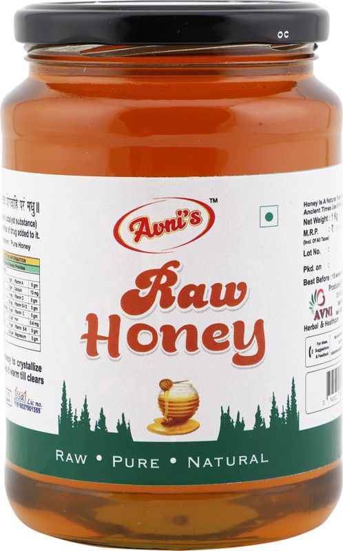 avni's Raw Honey Pure ,Tastier and Healthier Honey 1kg  (1 kg)