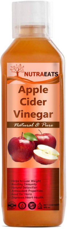 NutraEats Nutrition Apple Cider Vinegar With Mother Vinegar Vinegar (J) (With Strand of Mother) Vinegar  (500 ml)