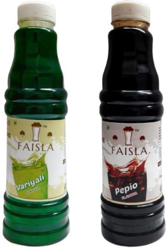 Faisla M.P Premium Refreshing MOJITO & PINEAPPLE Flavoured Sharbat Syrup (pack of 2) (1 pack of 700ml)  (1400 ml, Pack of 2)