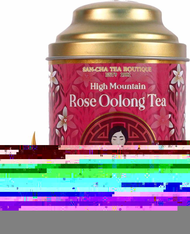 SANCHA Rose Oolong Tea| Loose Leaf Tea|Weight loss tea, Natural Metabolic Booster Rose Oolong Tea Tin  (50 g)