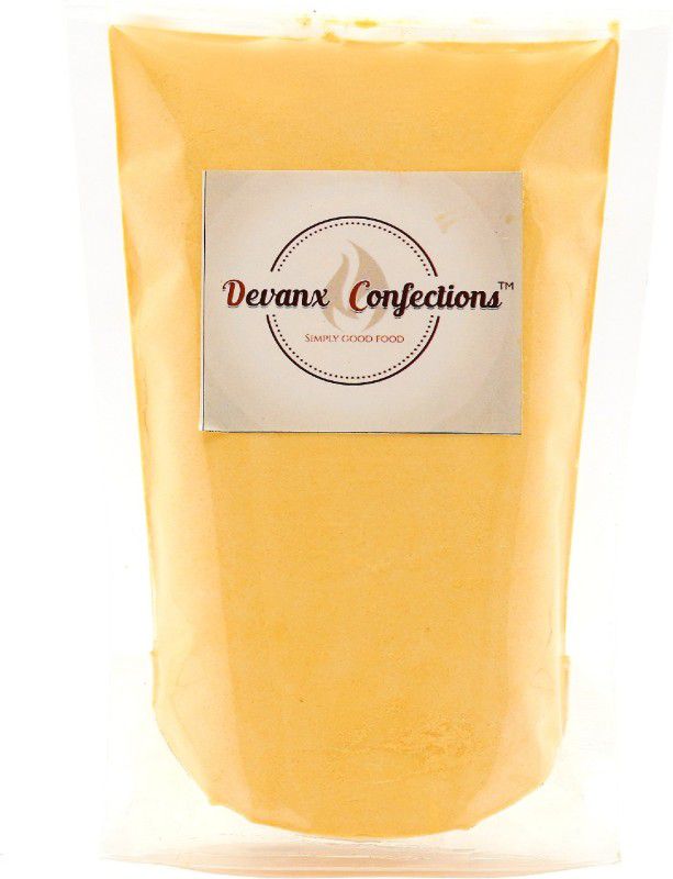 DEVANX CONFECTIONS Mango Custard Powder | 500 gm | Eggless | Mango Flavoured Custard Powder | Custard Powder