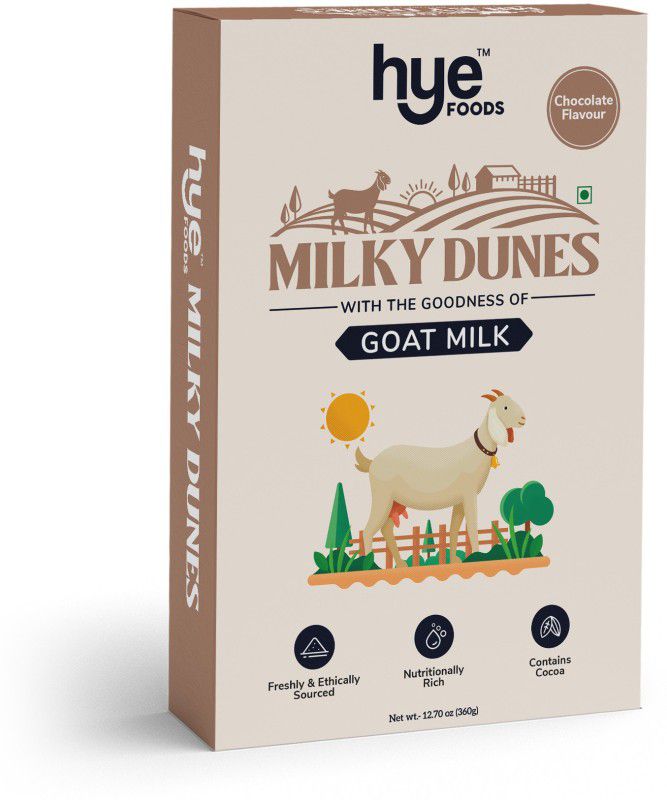 Hye foods Milky Dunes Goat Milk Chocolate Flavored Milk Powder  (360 g)
