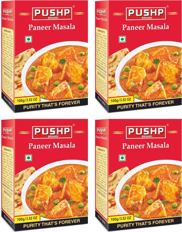 Pushp Brand Paneer Masala Box (Pack of 4, 100g in each pack)  (4 x 100 g)