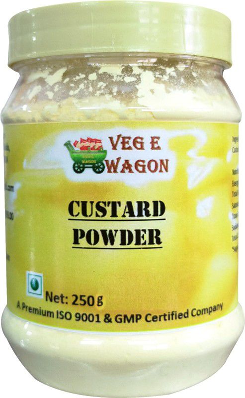 Veg E Wagon Custard Powder 250 Gm In Pet Jar Custard Powder