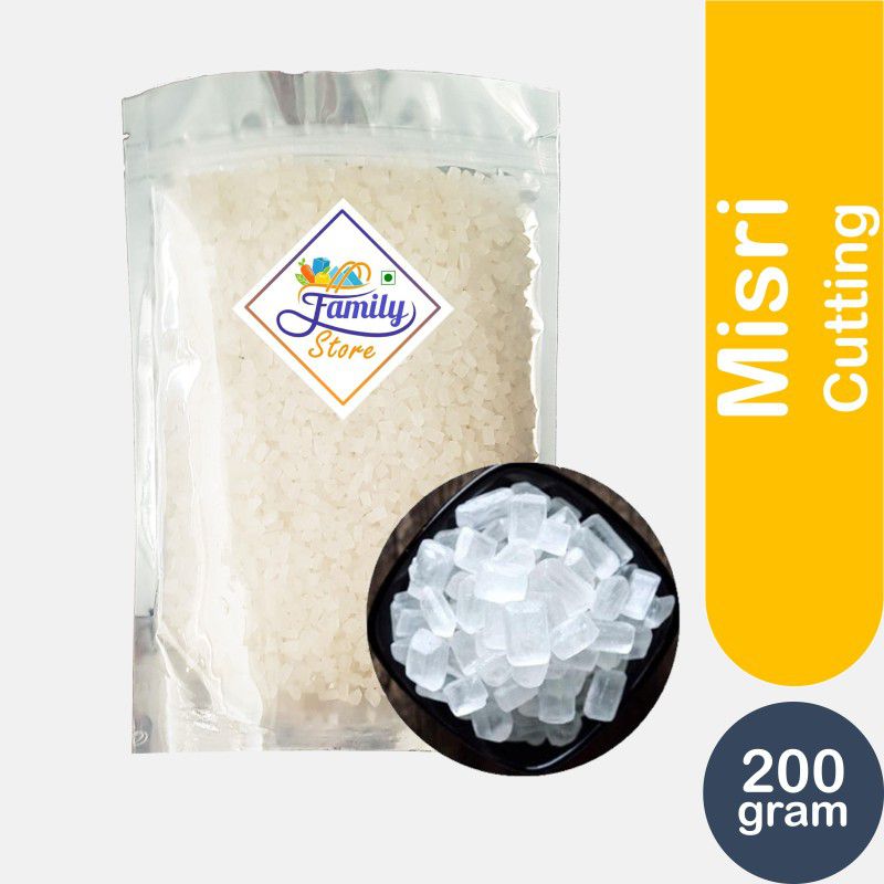 Family store Mishri Misri Cutting (Sugar Rock Candy) Sugar  (200 g)