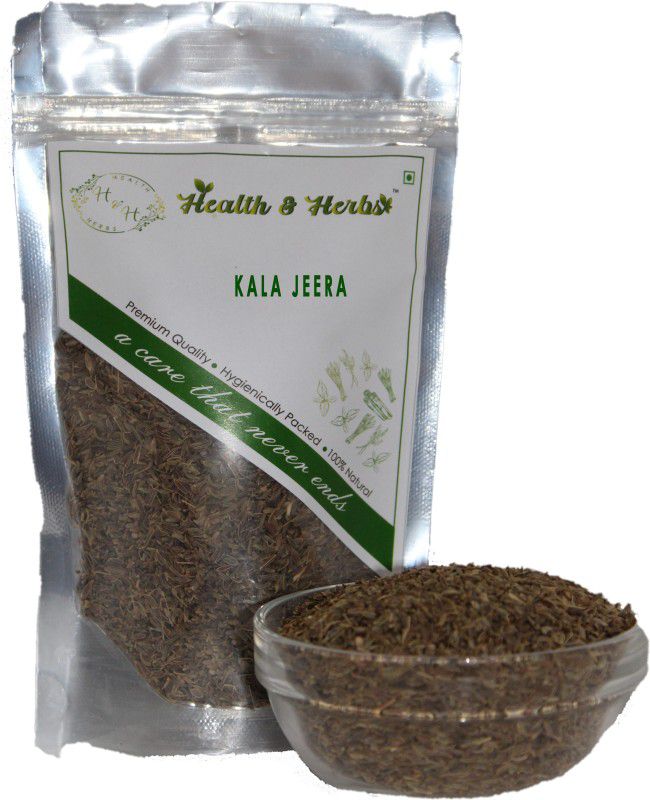 HEALTH & HERBS KALA JEERA - Shahi Jeera - Jeera Kala Asli - Green Cumin 100GRAM  (100 g)
