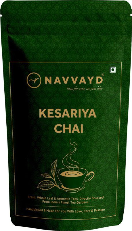 Navvayd Saffron Chai Black Tea Pouch  (250 g)