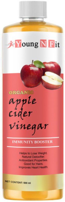 Young N Fit Apple Cider Vinegar with Mother Vinegar For weight loss (S26) Natural Vinegar  (1000 ml)