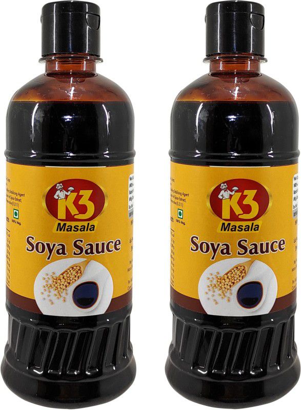 K3 Masala Soya Sauce (500ml) (Pack of 2) Sauce  (2 x 500 ml)
